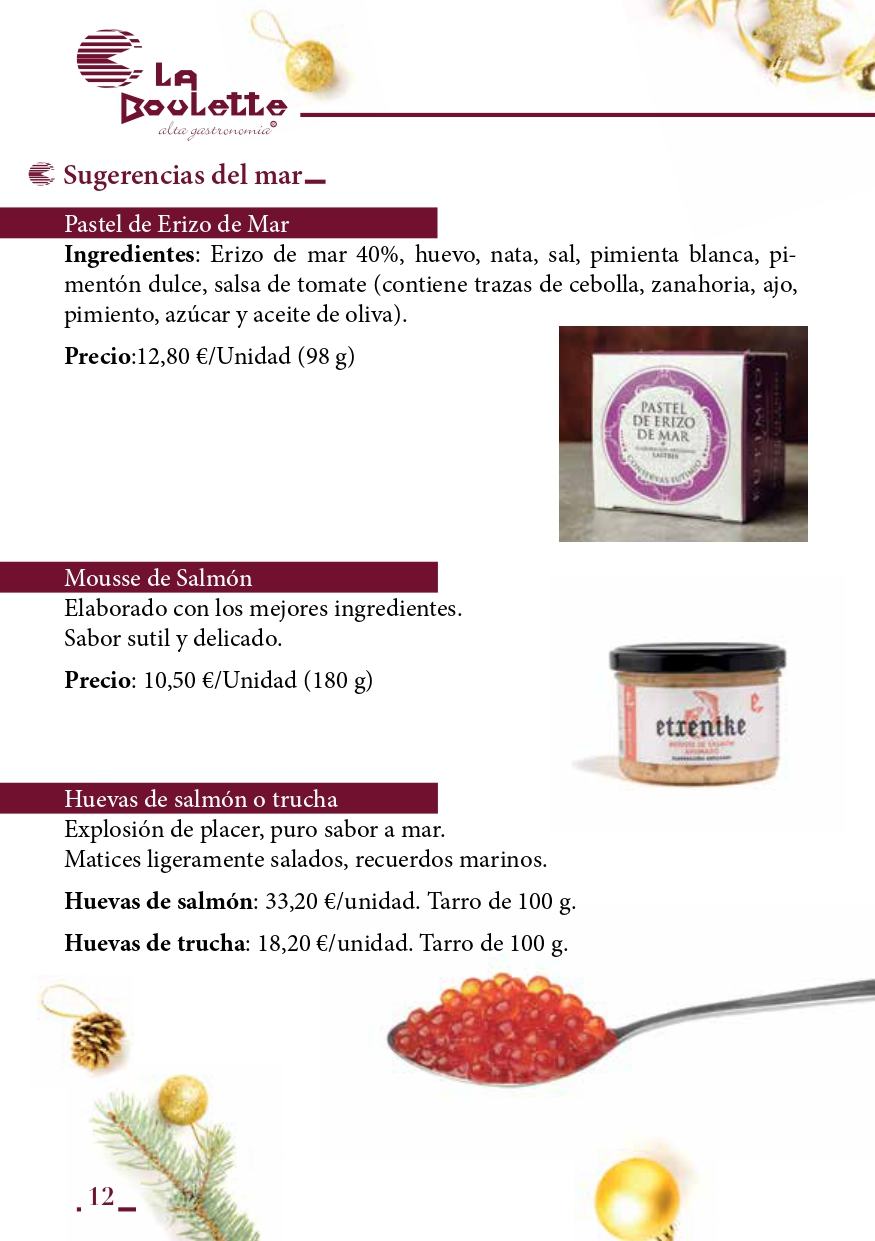 Catálogo de Navidad La Boulette 2025 página 12